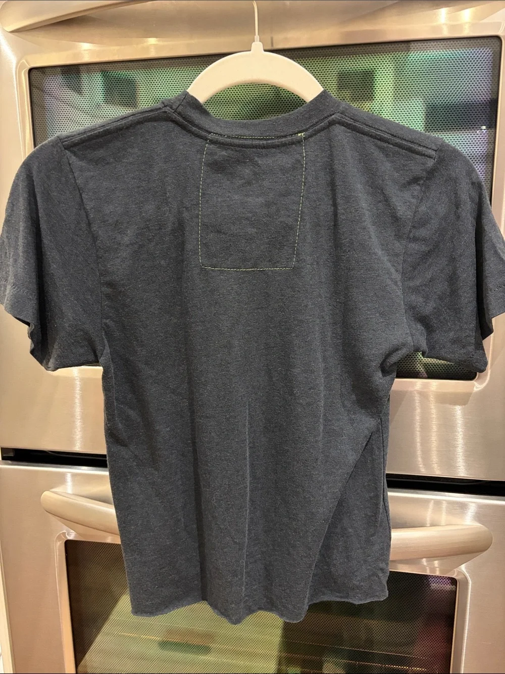 Aviator Nation Dark Grey Tee with White Lightning Bolt (T-shirt) - Picture 2 of 3